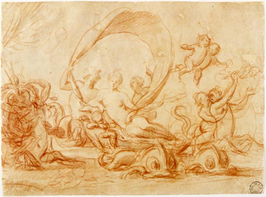 Dufresnoy Charles Alphonse (attribuito)-Nascita di Venere (?)